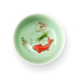 Alternative view of Koi Fish Porcelain Teacup
