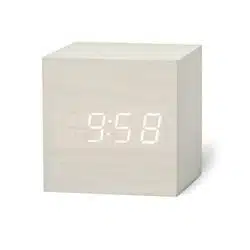 LED Wooden Cube Alarm Clock - Image 17