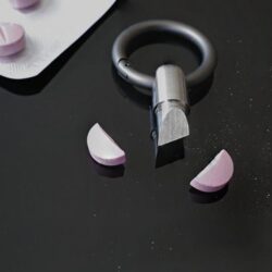 Alternative view of Mini Capsule Cutter Key Ring Pendant