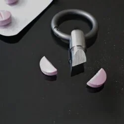Alternative view of Mini Capsule Cutter Key Ring Pendant
