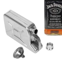 Alternative view of Mini Jerrycan Gasoline Liquor Hip Flask With Funnel