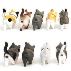 Alternative view of Mini Strolling Cat Figurines