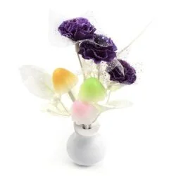 Alternative view of Mushroom Flower Color Changing Sensor Night Light