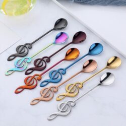Alternative view of Musical Note Clef Spoon