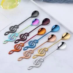 Alternative view of Musical Note Clef Spoon