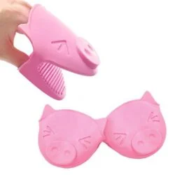 Alternative view of Oink Piggy Oven Mitt
