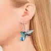 Realistic Bird Dangling Earrings