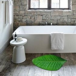 Alternative view of Realistic Leaf Rug