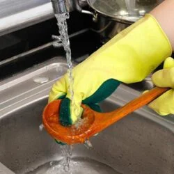 Alternative view of Scrub Sponge Cleaning Gloves