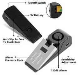 Alternative view of Security Travel Door Stop Alarm