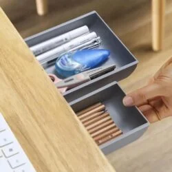 Self Adhesive Under Desk Drawer Organizer