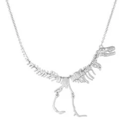 Alternative view of Skeleton Tyrannosaurus Pendant Necklace