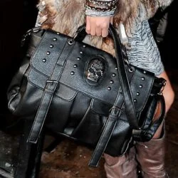 Alternative view of Skull Studded Crossbody Bag