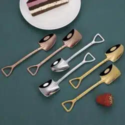 Stainless Steel Shovel Shaped Soup Spoon - Image 3