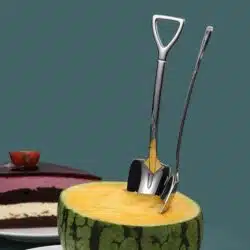 Stainless Steel Shovel Shaped Soup Spoon - Image 5