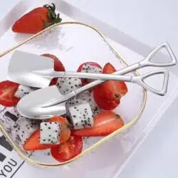 Stainless Steel Shovel Shaped Soup Spoon - Image 8