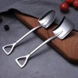 Stainless Steel Shovel Shaped Soup Spoon - Image 9