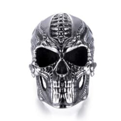 Alternative view of Stainless Steel Skull Ring