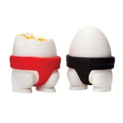 Alternative view of Sumo Wrestler Egg Cups