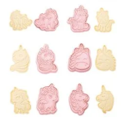 Alternative view of Unicorn Cookie Cutters and Cartoon Stampers