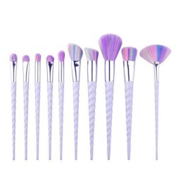 Alternative view of Unicorn Horn Makeup Brushes And Storage Box