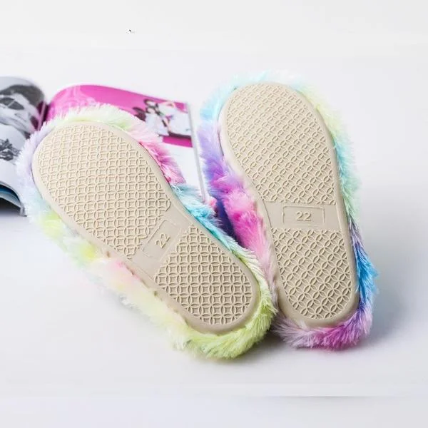 Unicorn Plush Slippers - Image 7