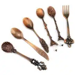 Whimsical Vintage Dessert Spoons