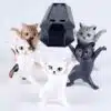 Coffin Cat Dancing Pallbearers Pen Holder