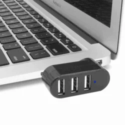 3 Ports Rotatable USB 3.0 Hub