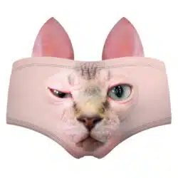 Realistic Animal 3D Ears Hipster Panties - Image 6
