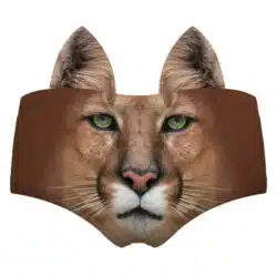 Realistic Animal 3D Ears Hipster Panties - Image 4