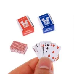 Alternative view of Super Tiny Mini Poker Playing Cards