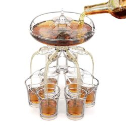 6 Shot Glass Wine Whisky Drink Dispenser