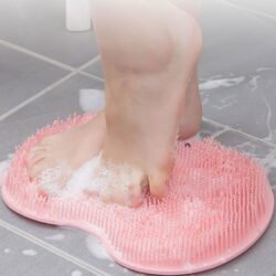 Alternative view of Wall Mounted Shower Feet And Back Exfoliating Scrubber