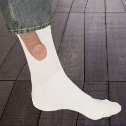 Peekaboo Funny Penis Socks