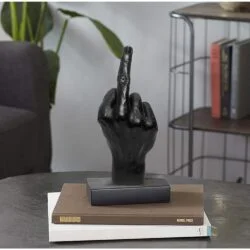 Alternative view of Middle Finger Victory Thumbs Up Ok Sign Sculptures