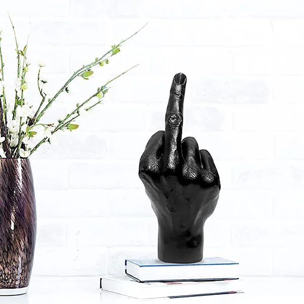 Middle Finger Victory Thumbs Up Ok Sign Sculptures - GEEKYGET