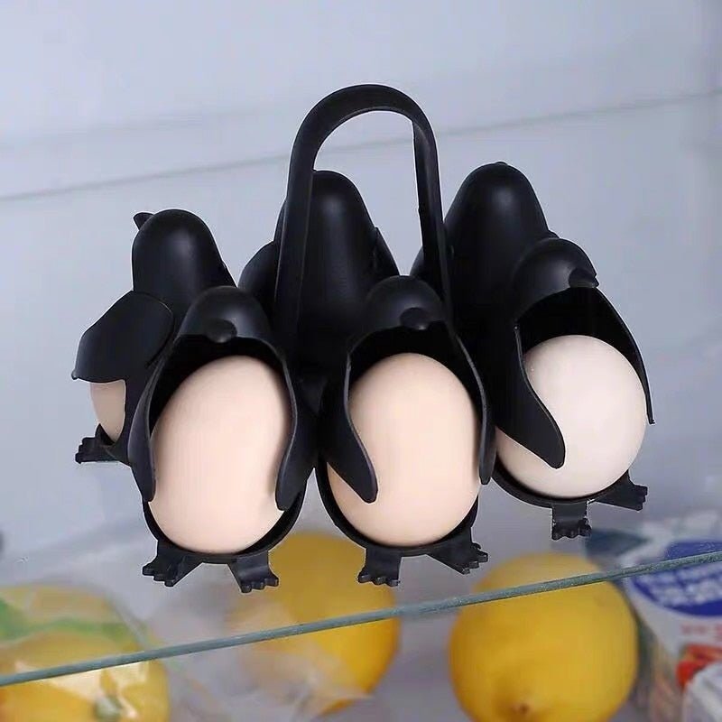 Penguin-Shaped Boiled Egg Cooker,Penguin Shaped Egg Holder For