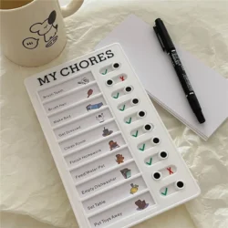 Alternative view of Reusable My Chores To Do List Daily Checklist Planner
