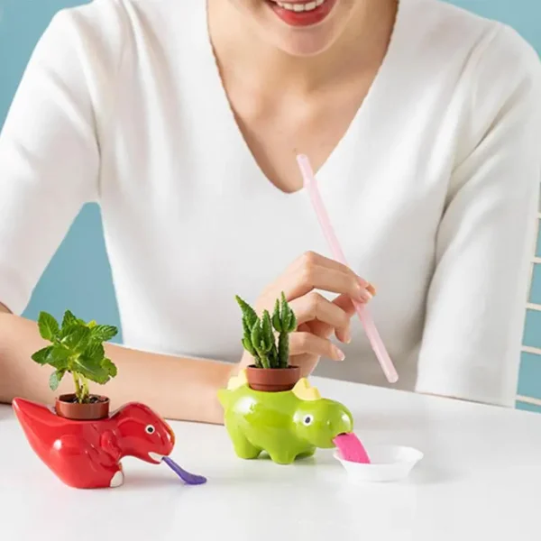 Self Watering Dinosaur Planter