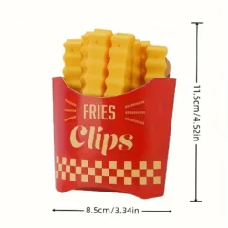 French Fries Shaped Sealing Clips (Set of 12) 2