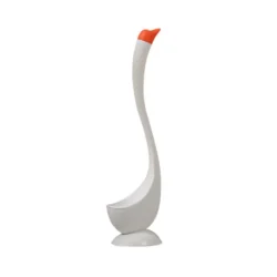 Swan Shaped Long Handle Toilet Brush Set with Holder - Image 8