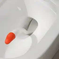 Swan Shaped Long Handle Toilet Brush Set with Holder 4