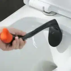 Swan Shaped Long Handle Toilet Brush Set with Holder 5